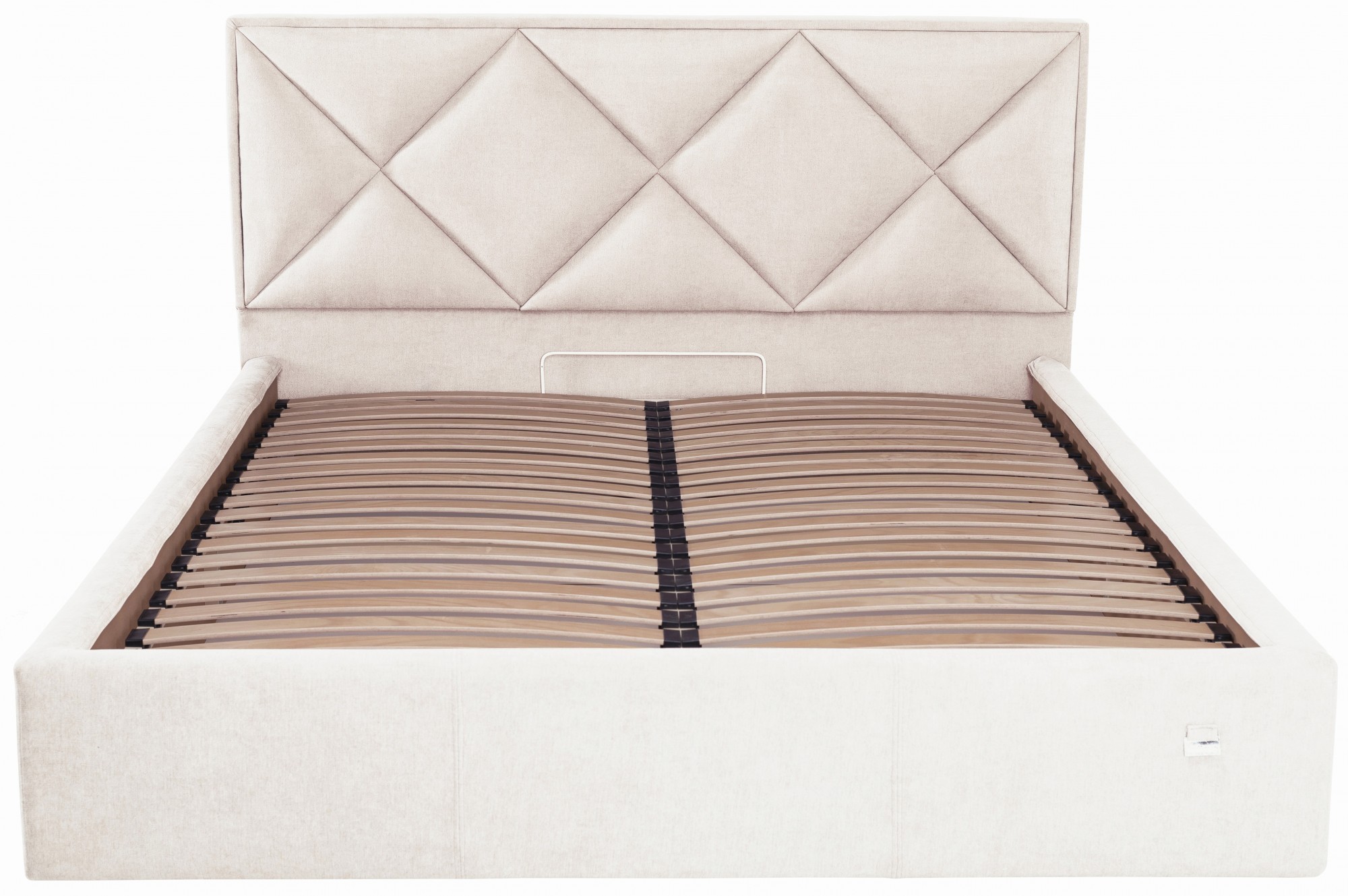 

Кровать Двуспальная Leeds Comfort 180 х 190 см Мисти Milk С подъемным механизмом и нишей для белья Бежевая