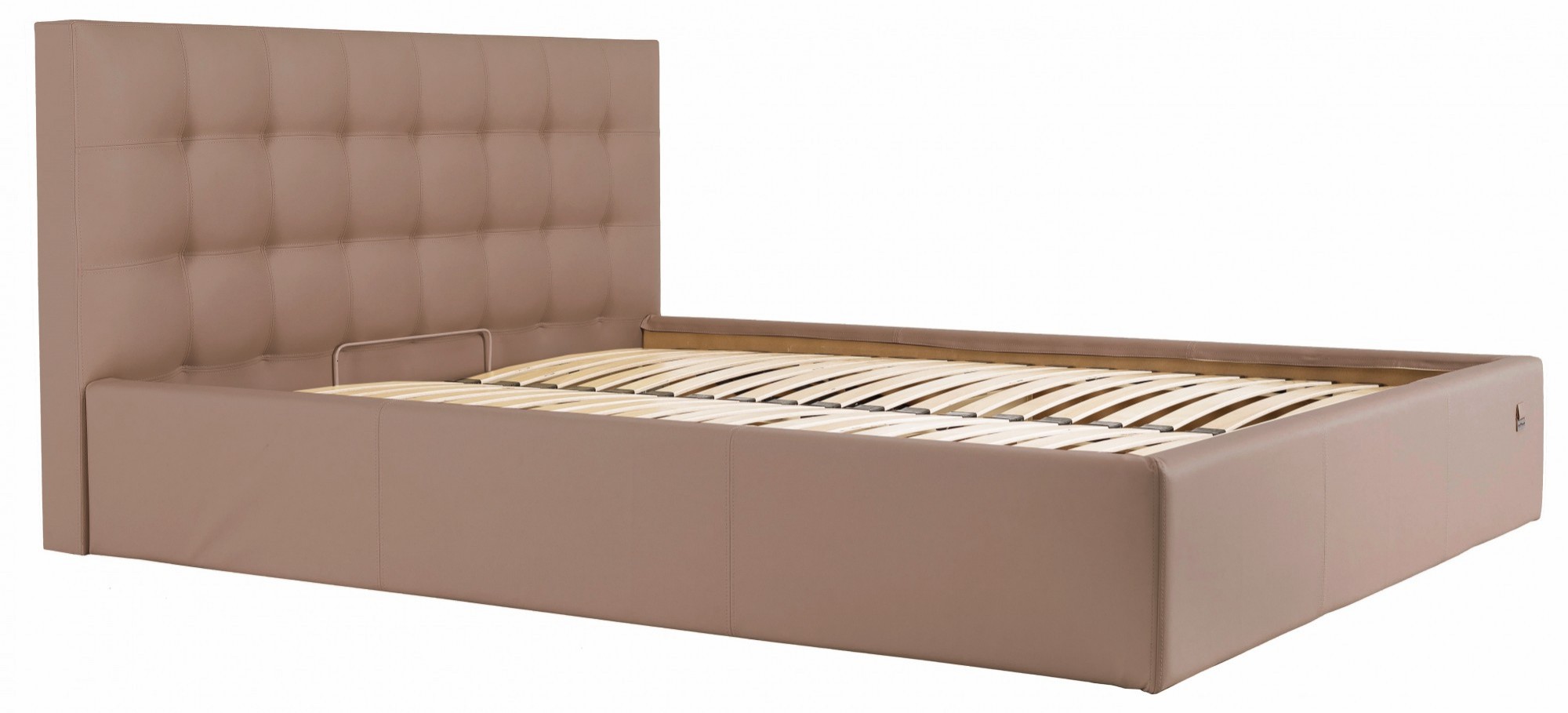 

Кровать Chester Comfort 140 х 200 см Fly 2213 С подъемным механизмом и нишей для белья Светло-коричневая