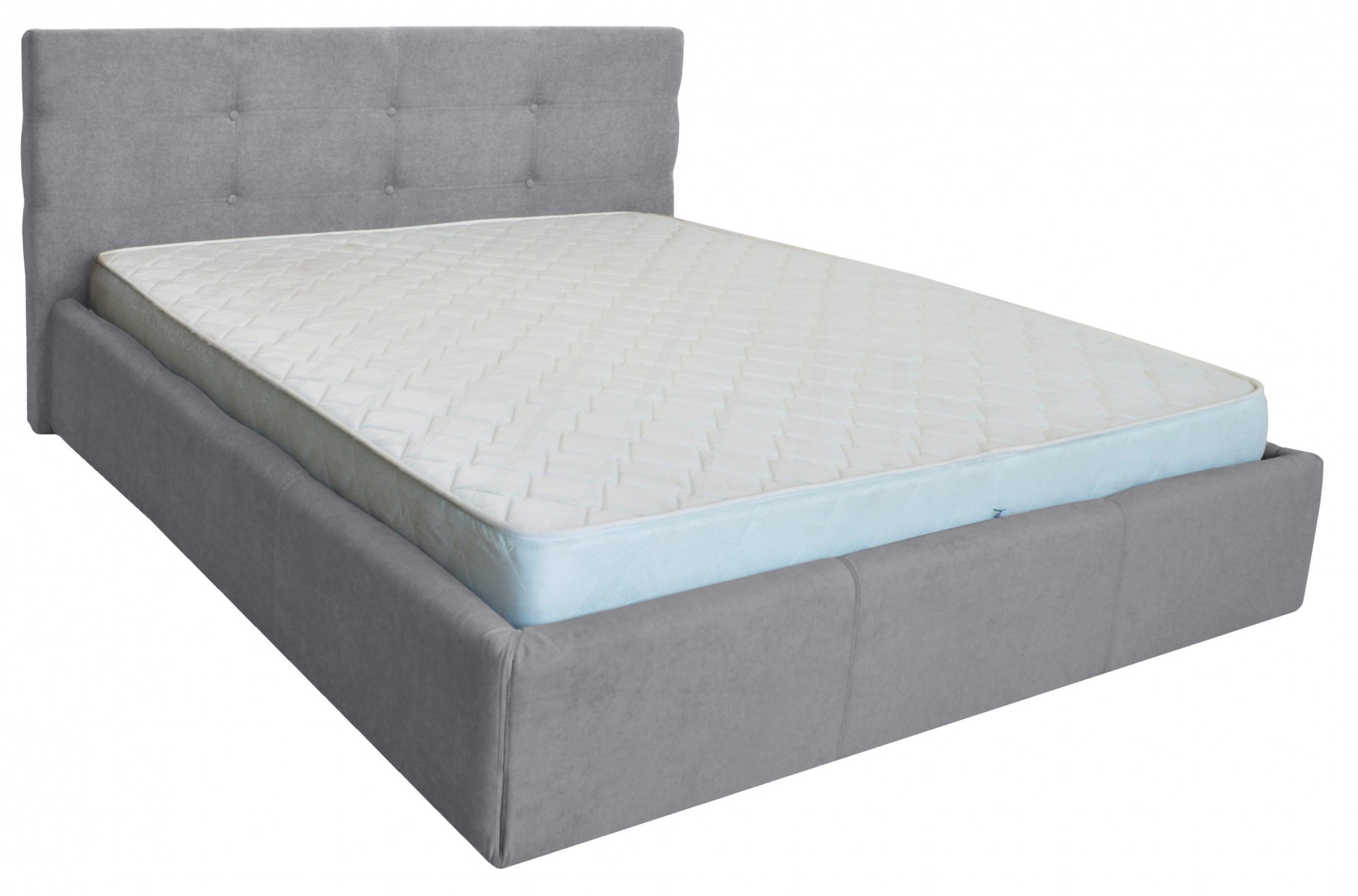 

Кровать Manchester Comfort 120 х 200 см Мисти Grey С подъемным механизмом и нишей для белья Серая