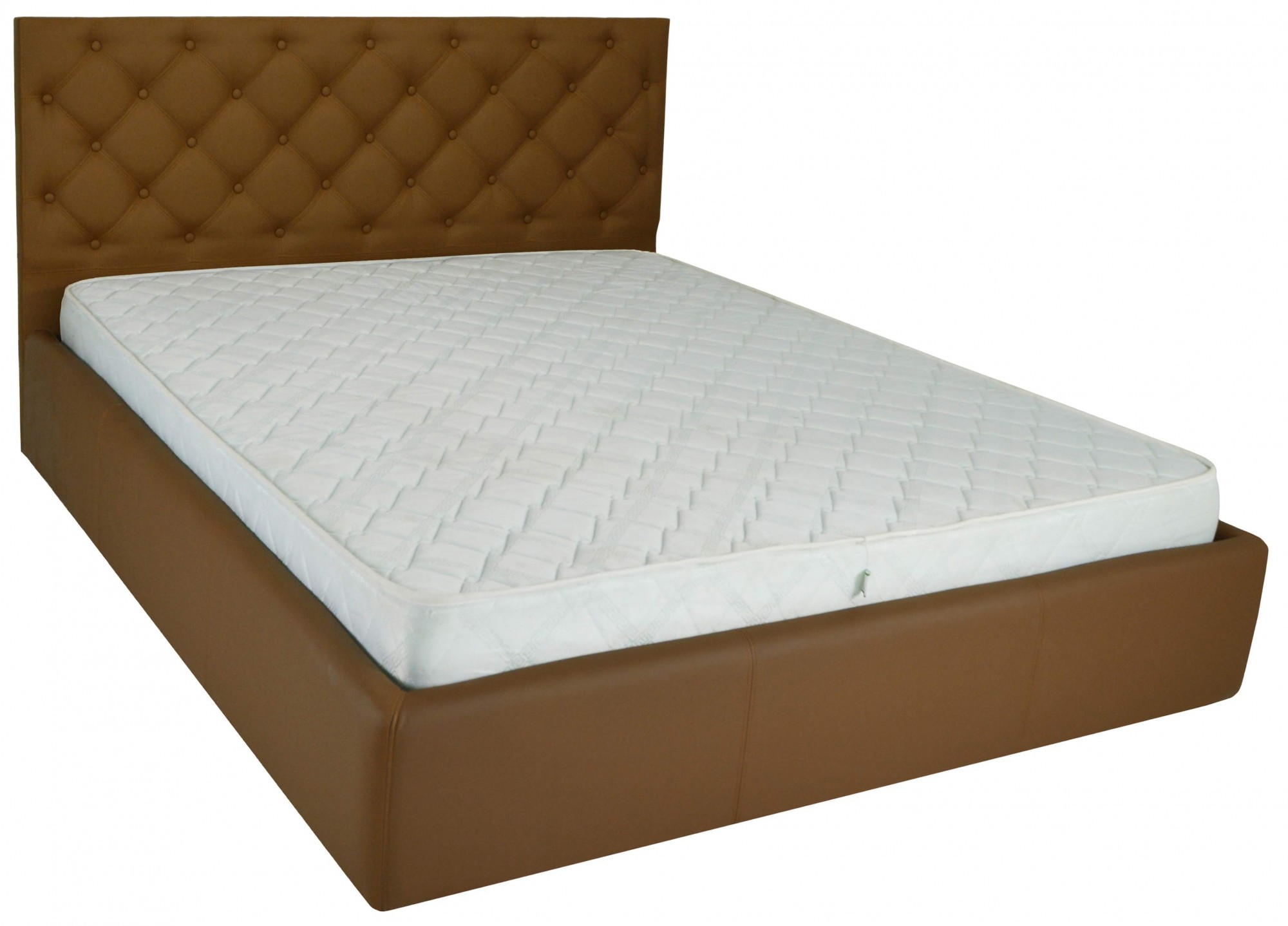 

Кровать Двуспальная Coventry Comfort 160 х 190 см Fly 2213 С подъемным механизмом и нишей для белья Светло-коричневая