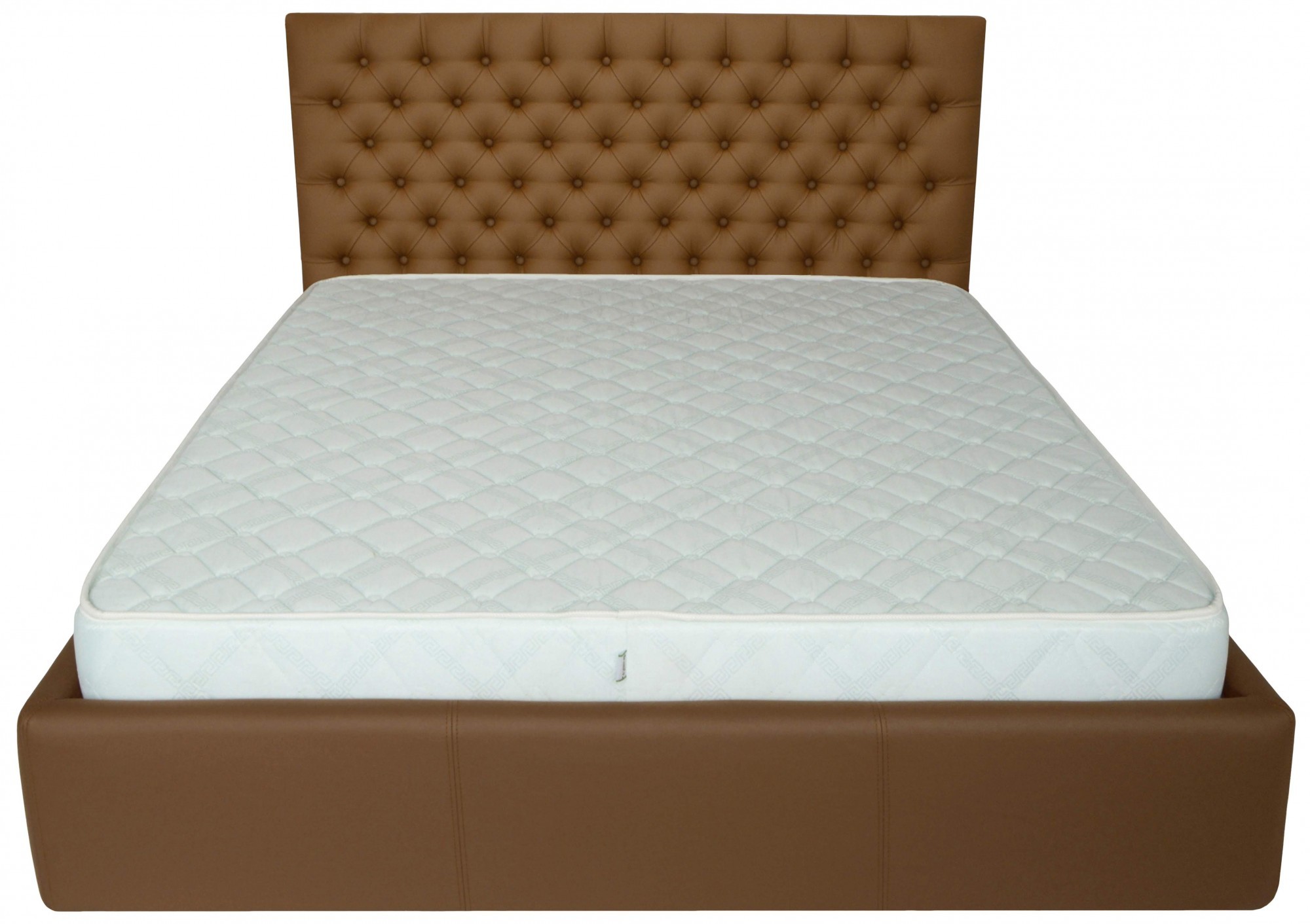 

Кровать Двуспальная Cambridge Comfort 180 х 190 см Fly 2213 A1 С подъемным механизмом и нишей для белья Светло-коричневая