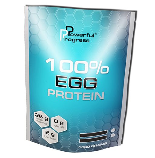 

100% Egg Protein Powerful Progress 1000г Шоколад (29401002)