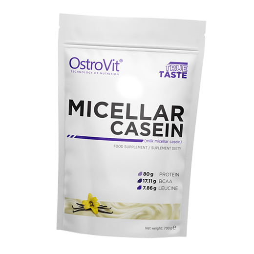 

Мицеллярный казеин, Micellar Casein , Ostrovit 700г Ваниль (29250003)