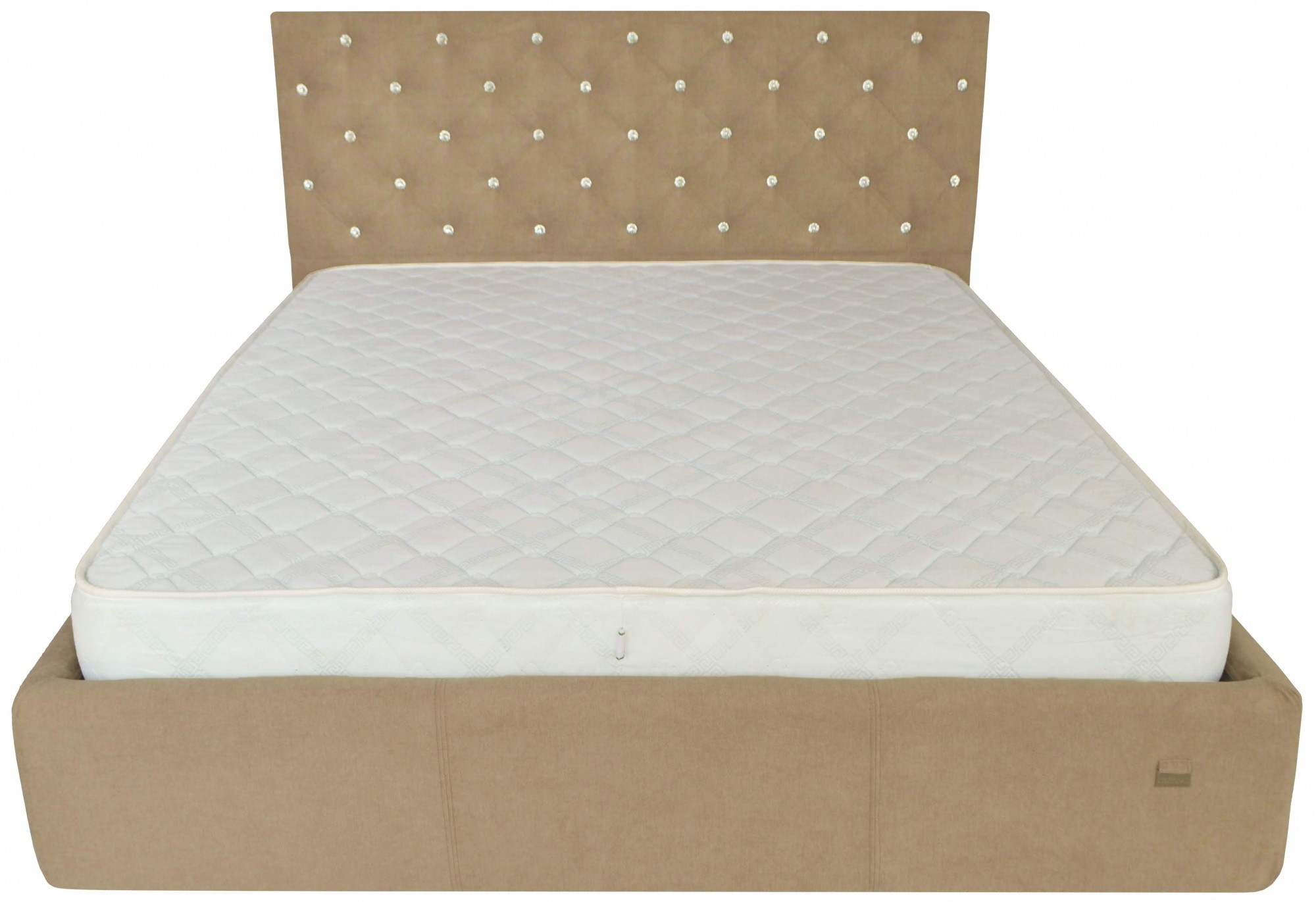 

Кровать Coventry Comfort 140 х 200 см Мисти Mocco С подъемным механизмом и нишей для белья С1 Бежевая