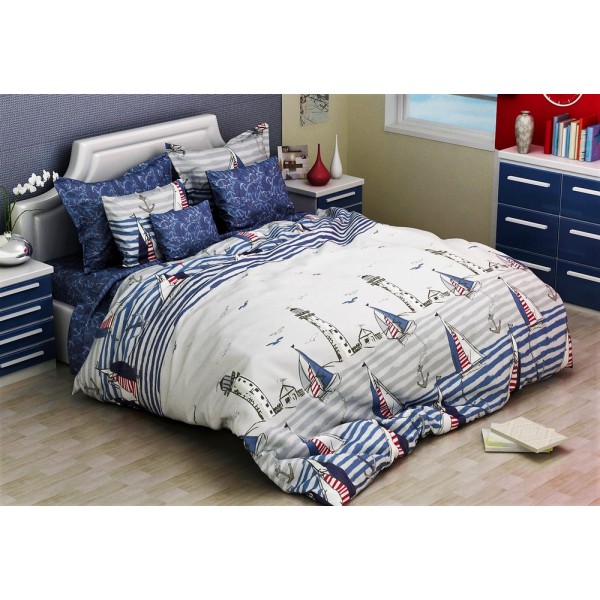 

Комплект постельного белья SoundSleep Blue Sail двуспальный