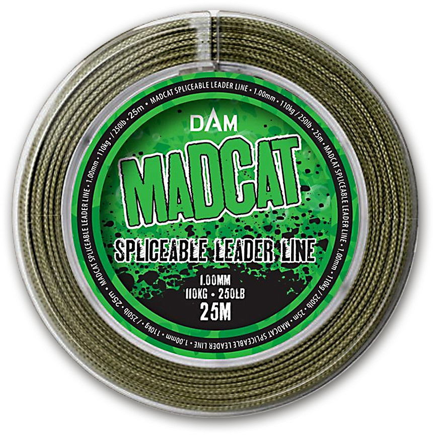

Поводочный материал DAM Madcat Spliceable Leader Line 25м 1.00 мм 110 кг/250 lb (56657)
