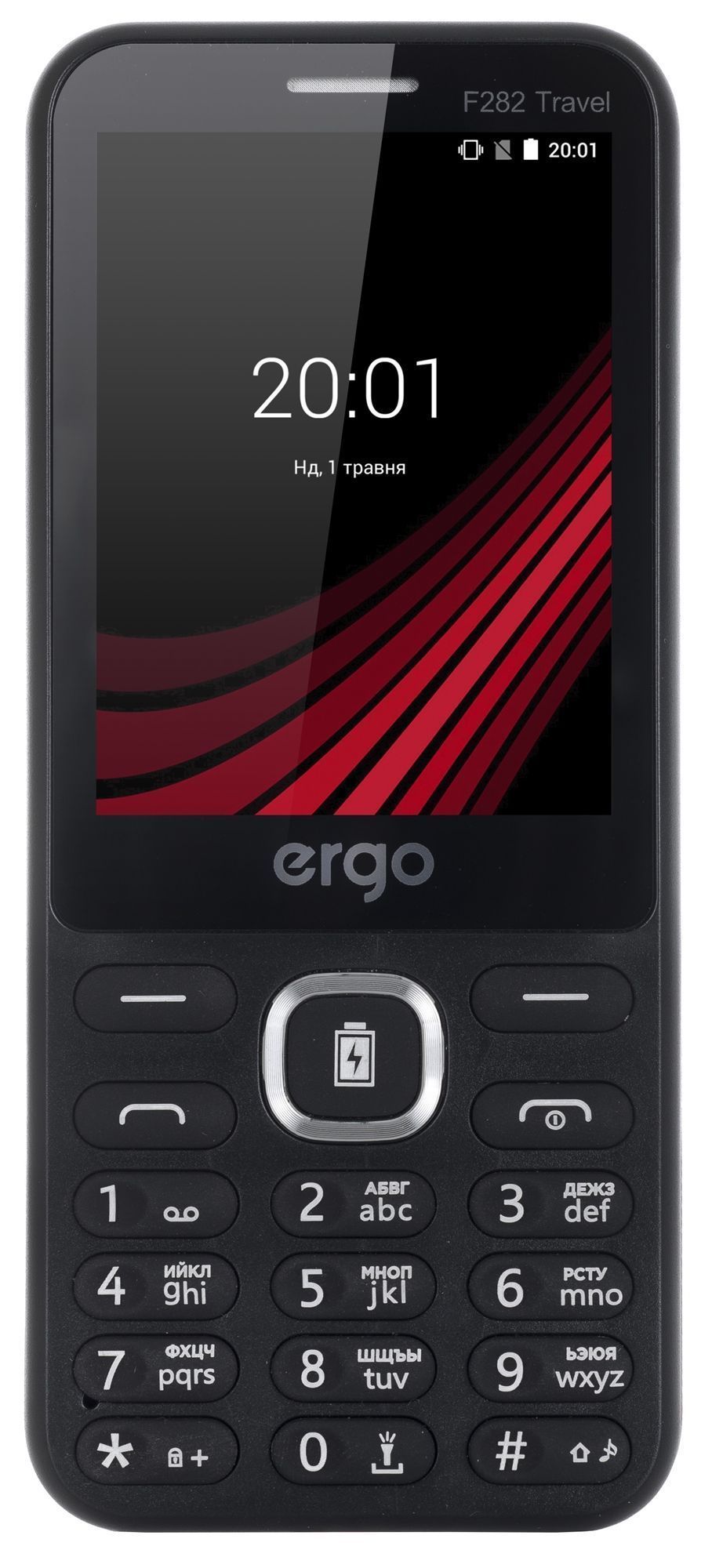 

Мобильный телефон Ergo F282 Travel Dual Sim Black