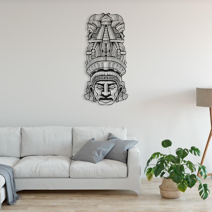 

Декор для стен. Панно из металла "Этническая маска Totem" 59*140 см