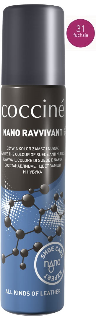 

Спрей для замши и нубука Coccine RAVVIVANT NANO Фуксия 100мл 55/19/100/31