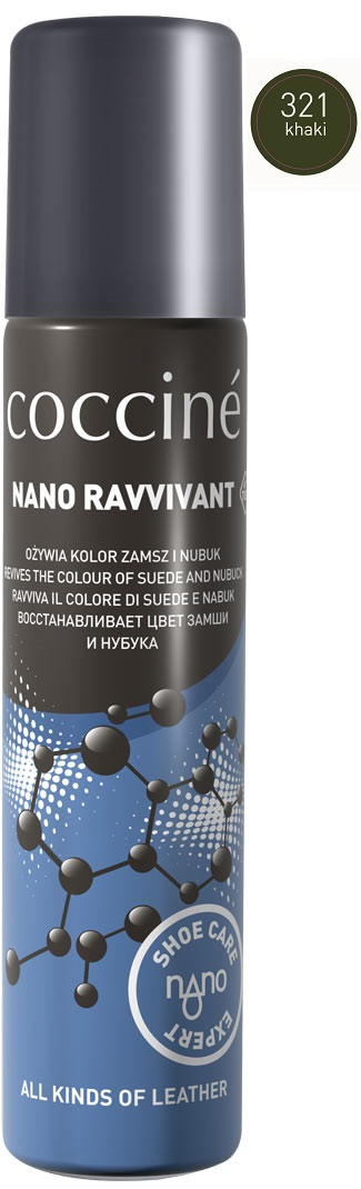 

Спрей для замши и нубука Coccine RAVVIVANT NANO Хаки 100мл 55/19/100/321