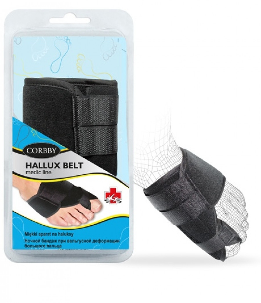 

Ночной бандаж при вальгусной деформации большого пальца Corbby HALLUX BELT правый 1759C