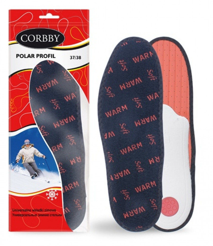 

Профилированные зимние стельки на флисе Corbby POLAR PROFIL размер 35/36 1681С