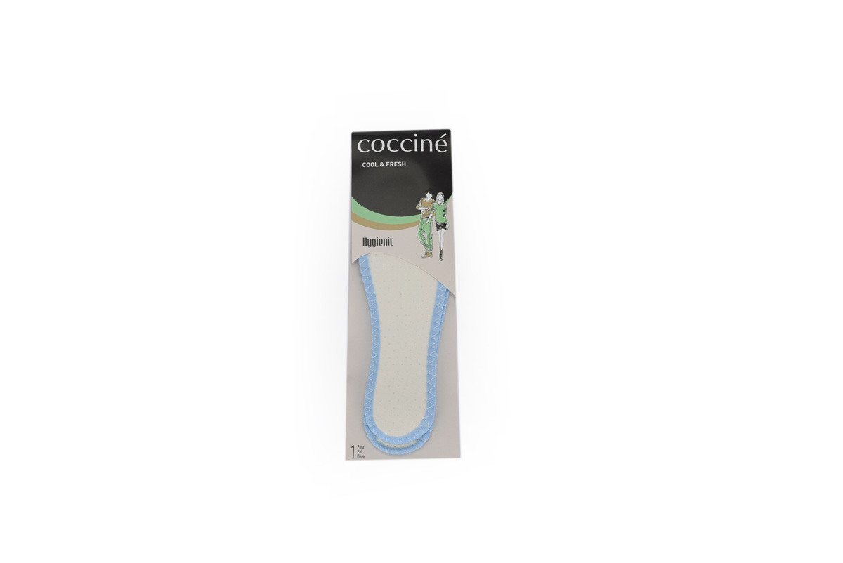 

Стельки из термо-полиэфирных волокон Coccine COOL & FRESH размер 37 665/141/37