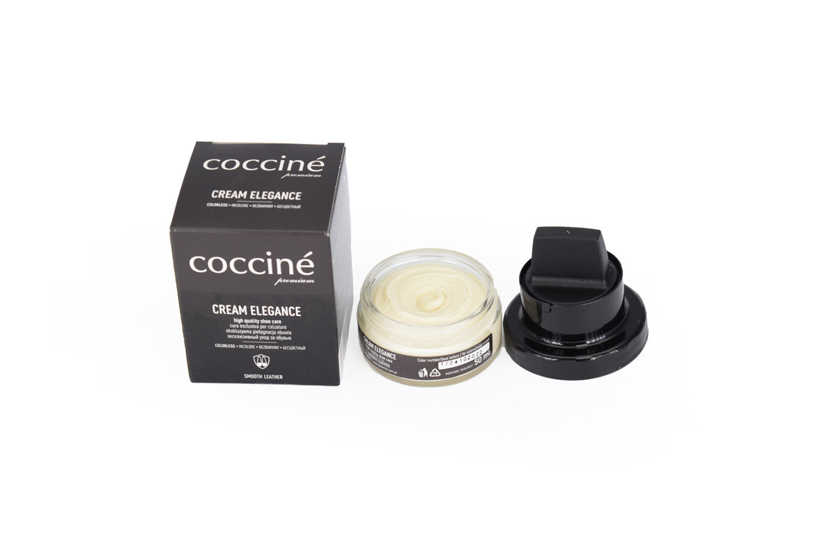 

Крем для обуви с губкой Coccine CREAM ELEGANCE Бесцветный 50мл 55/26/50/01