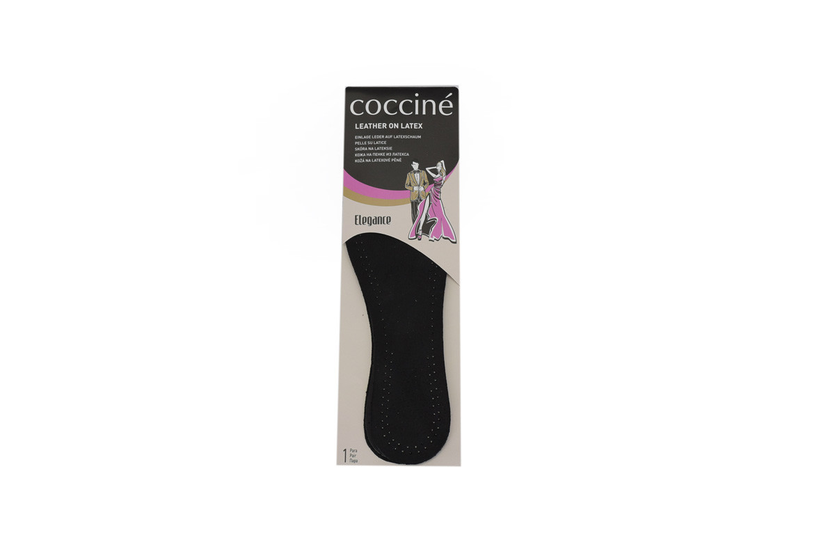 

Стельки кожаные на латексе Coccine LEATHER ON LATEX размер 36 черные 665/52/02/36