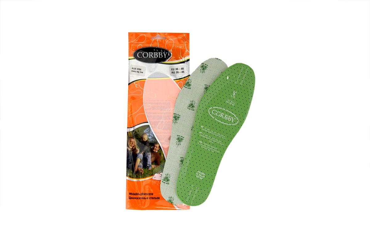 

Стельки с экстрактом Алоэ Вера вырезные Corbby ALOE VERA 1311C