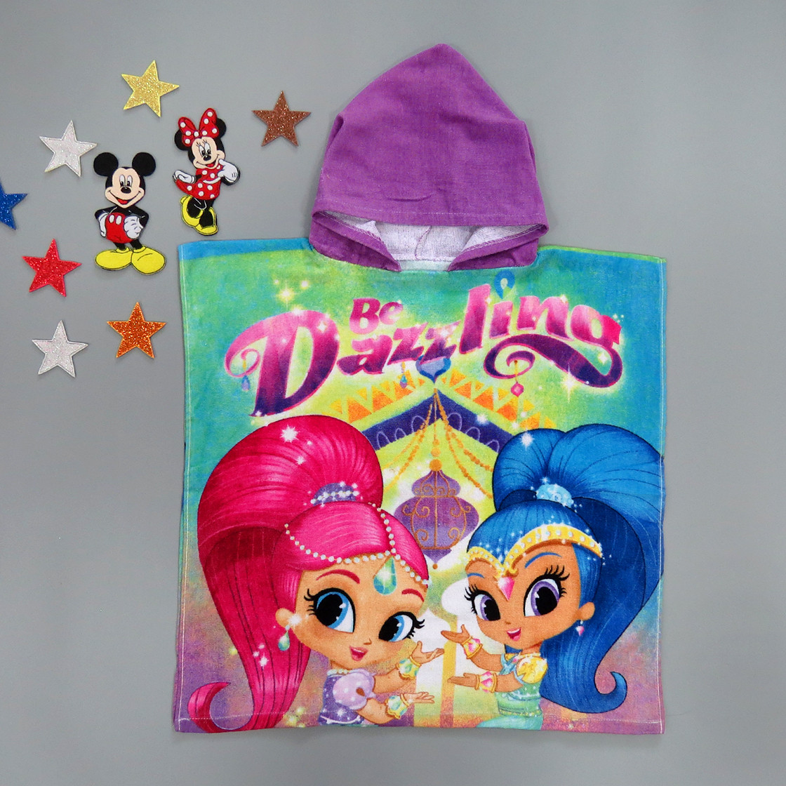

Полотенце-пончо Shimmer&Shine Nickelodeon для девочки Разноцветное 17971