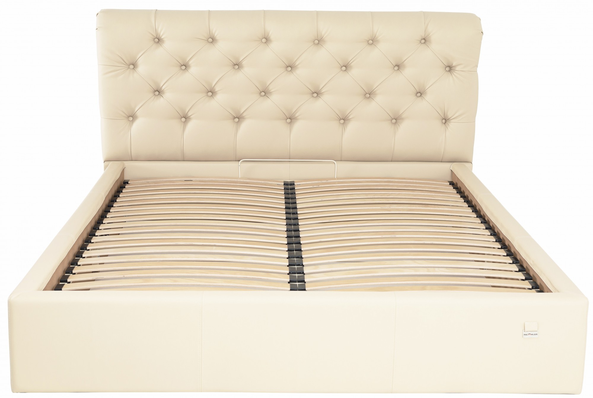 

Кровать Двуспальная London Comfort 160 х 190 см Fly 2207 С подъемным механизмом и нишей для белья Бежевая