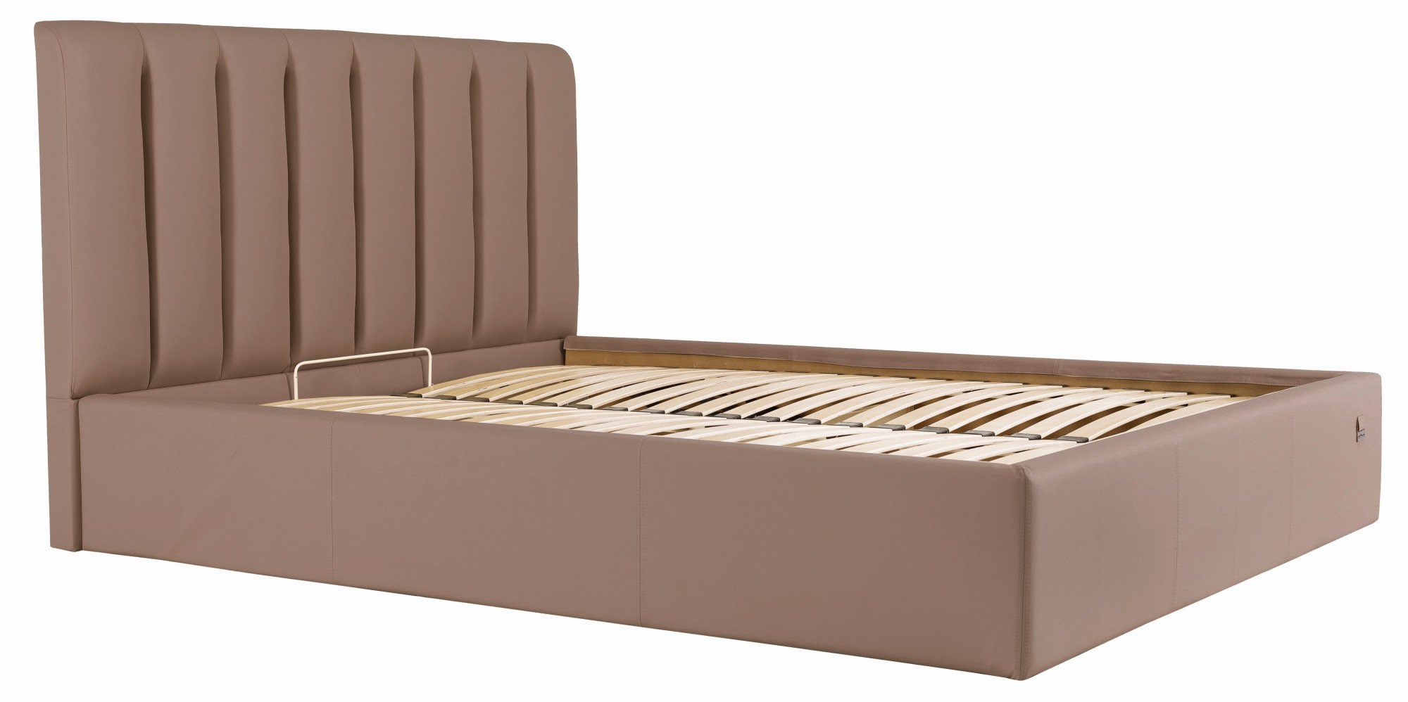 

Кровать Двуспальная Sanam Comfort 160 х 200 см Fly 2213 С подъемным механизмом и нишей для белья Светло-коричневая
