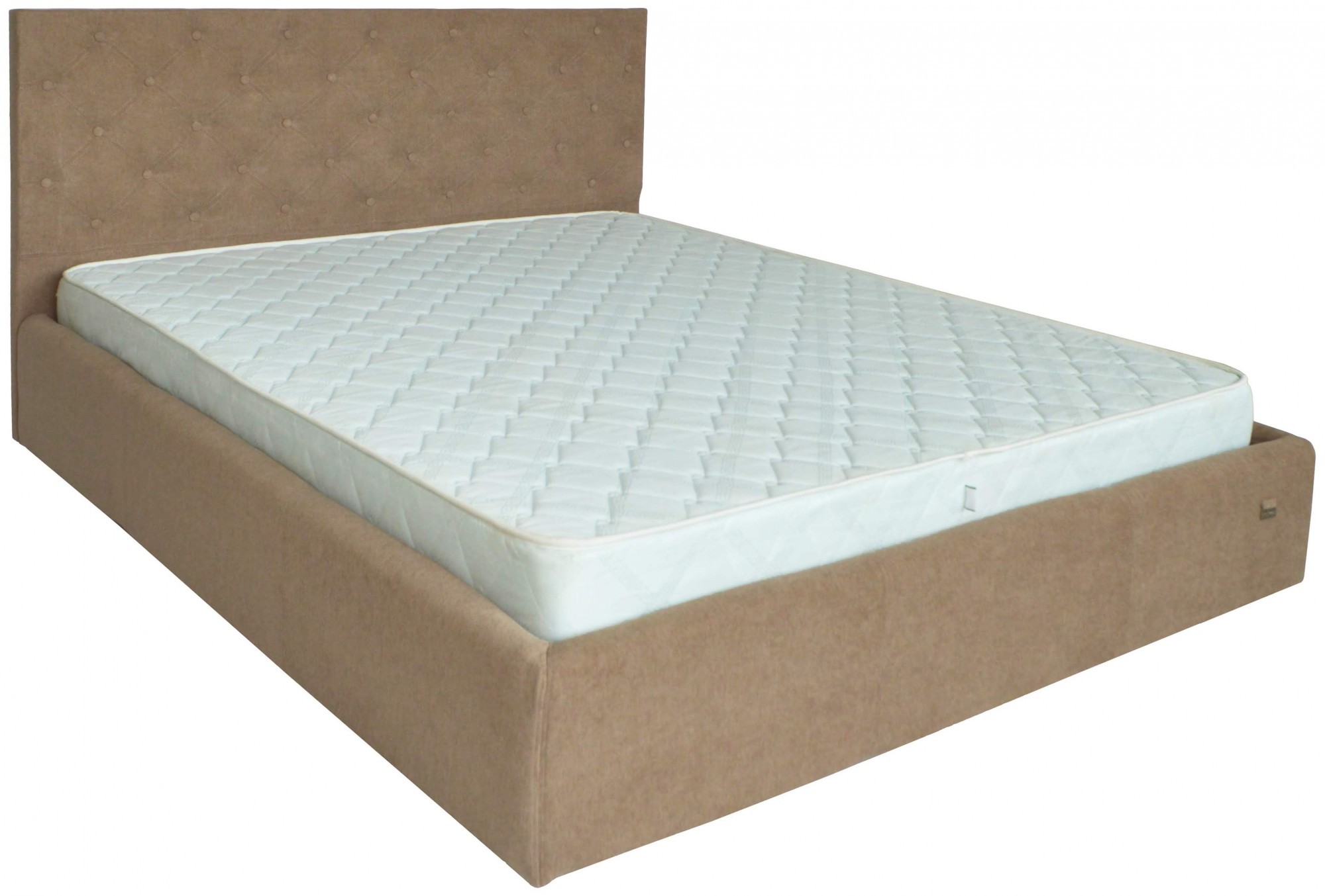 

Кровать Coventry Comfort 140 х 190 см Мисти Light Brown С подъемным механизмом и нишей для белья Коричневая