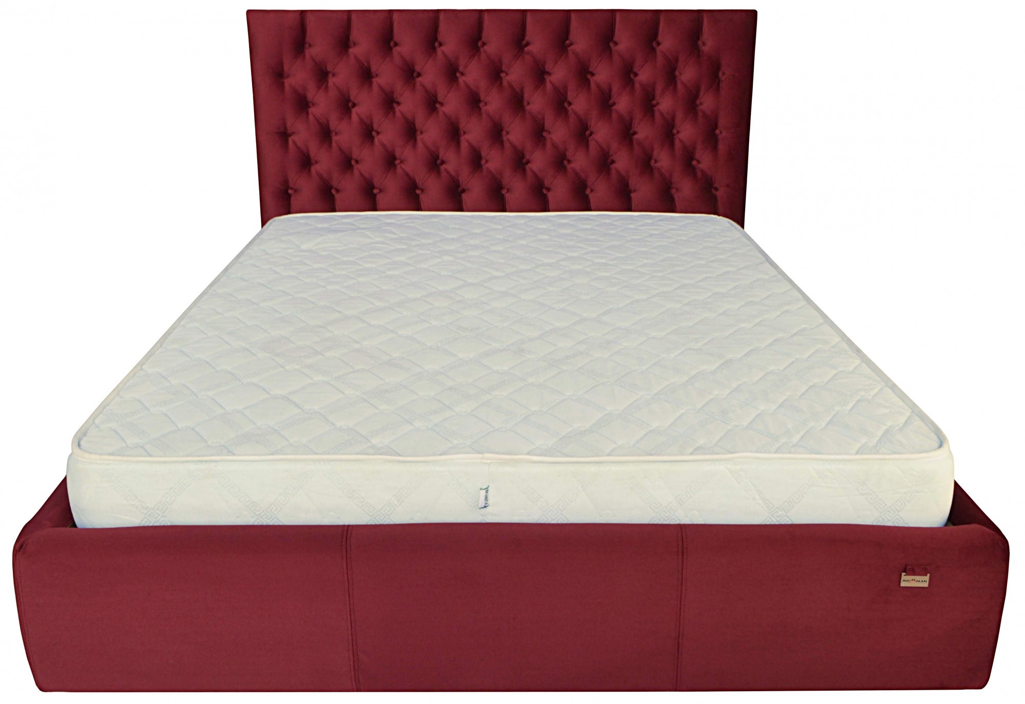 

Кровать Двуспальная Cambridge Comfort 160 х 190 см Missoni 026 С подъемным механизмом и нишей для белья Бордовая