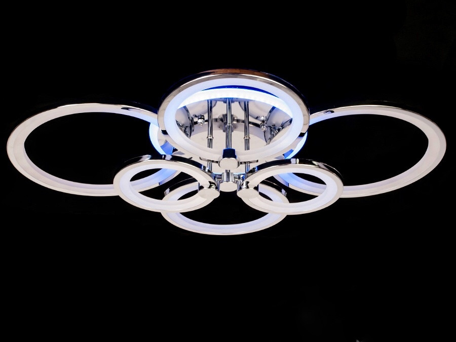 

LED-люстра потолочная 160W/ хром 8022/6