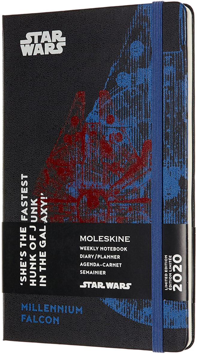 

Еженедельник Moleskine 2020 Star Wars 13 х 21 см 144 страницы Чёрный (8053853600233)