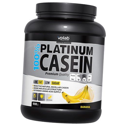 

Казеин, 100% Platinum Casein, VP laboratory 908г Банан (29099004)