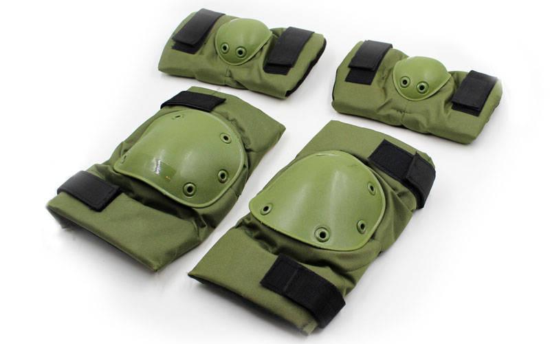 

Комплект защита тактическая наколенники налокотники Zelart BC-4267-O