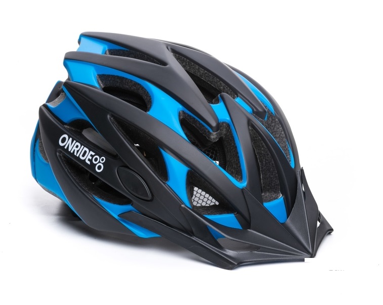

Шлем ONRIDE Cross матовый черно/голубой L (58-61 см)