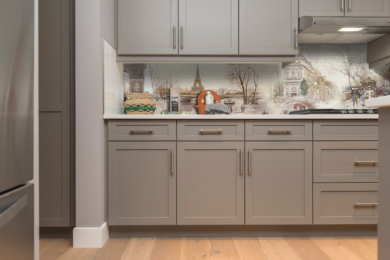 

Скинали на кухню Zatarga «Ретро 02» 650х2500 мм виниловая 3Д наклейка кухонный фартук самоклеящаяся Z180349/1