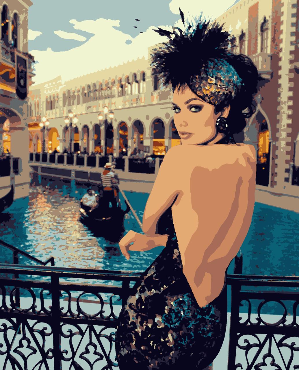 

Картина рисование по номерам Artissimo Волшебная незнакомка PN2125 40х50см набор для росписи краски, кисти, холст