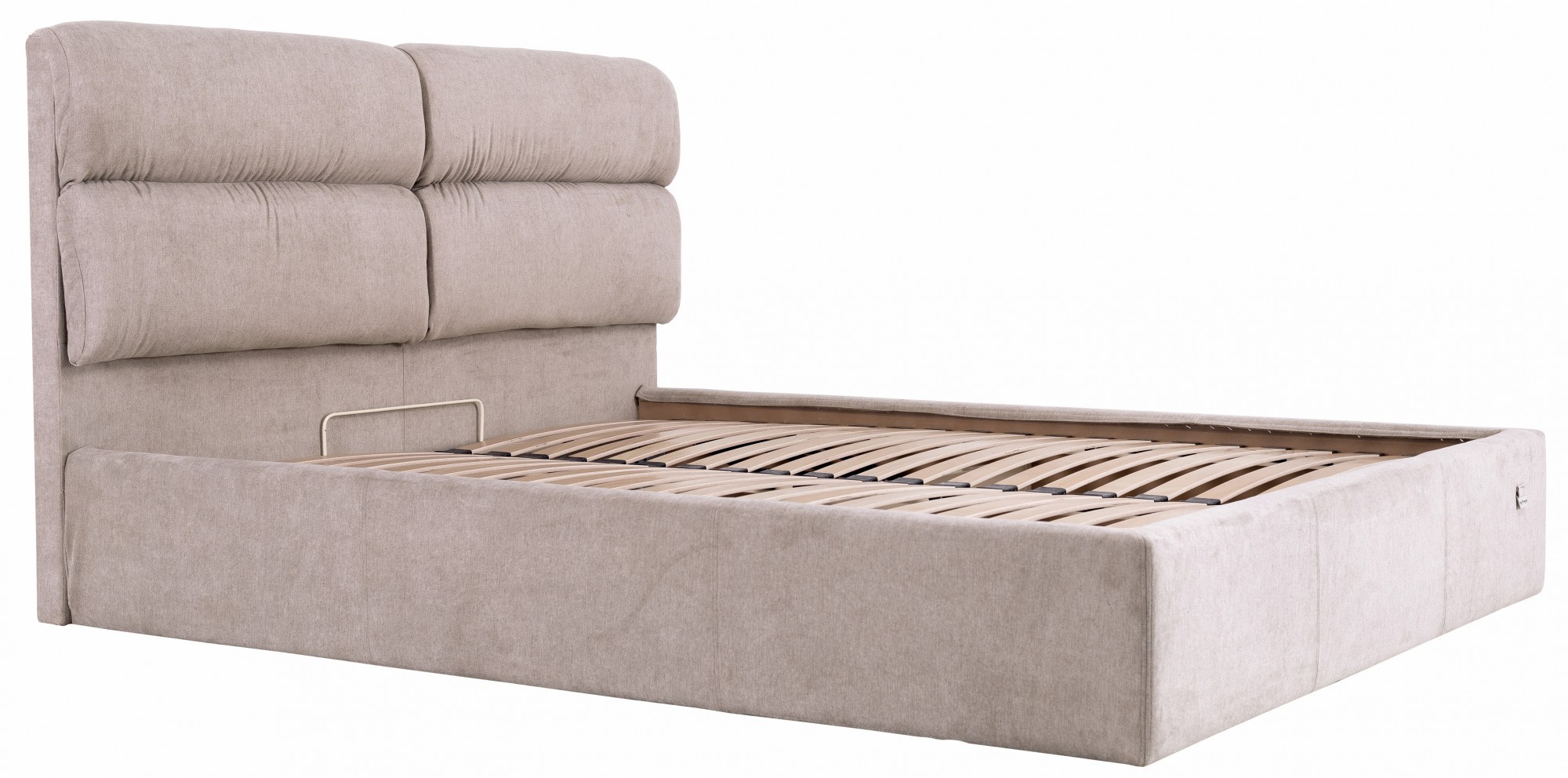 

Кровать Двуспальная Oxford Comfort 180 х 190 см Мисти Mocco С подъемным механизмом и нишей для белья Серая