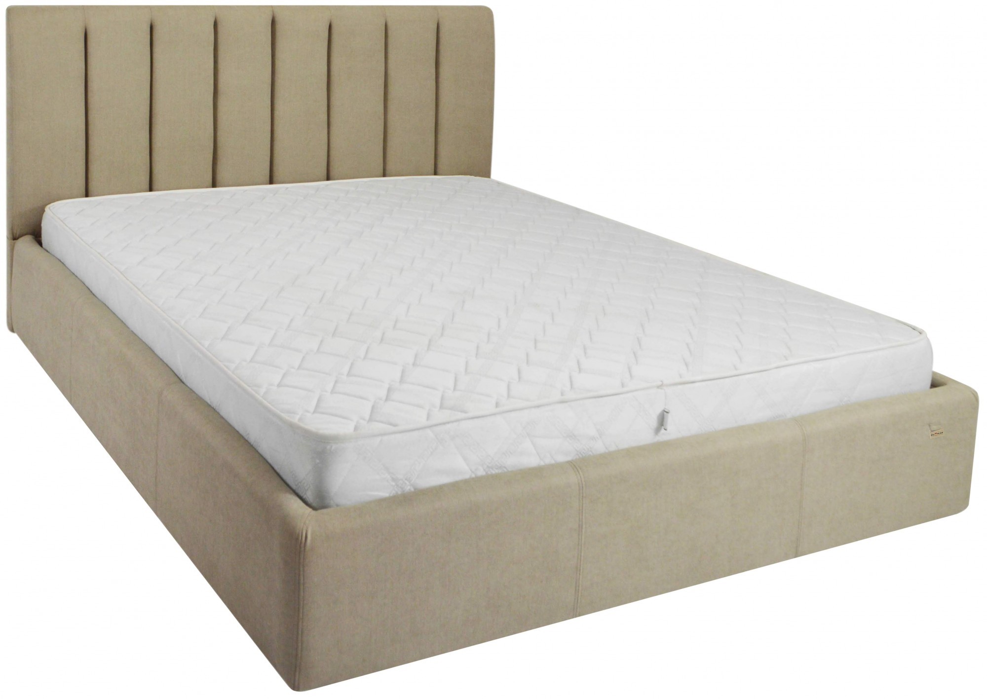 

Кровать Sanam Standart 120 х 200 см Fibril 10 Темно-бежевая