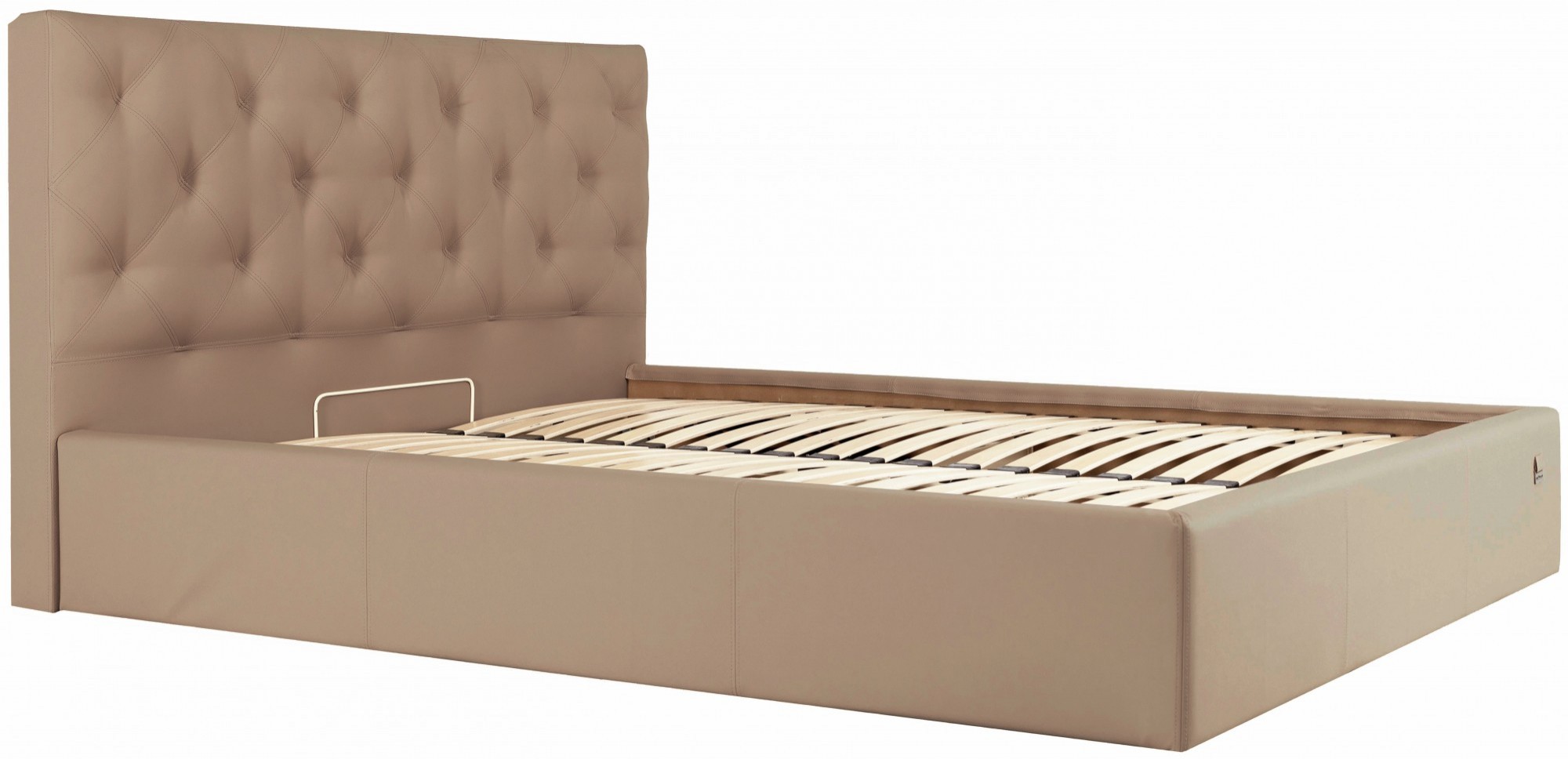 

Кровать Bristol Comfort 140 х 190 см Fly 2213 С подъемным механизмом и нишей для белья Светло-коричневая