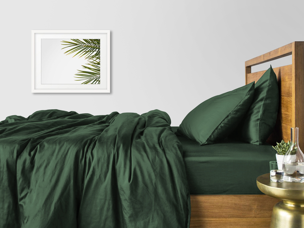 

Комплект постельного белья Cosas Сатин Green 160х220 см