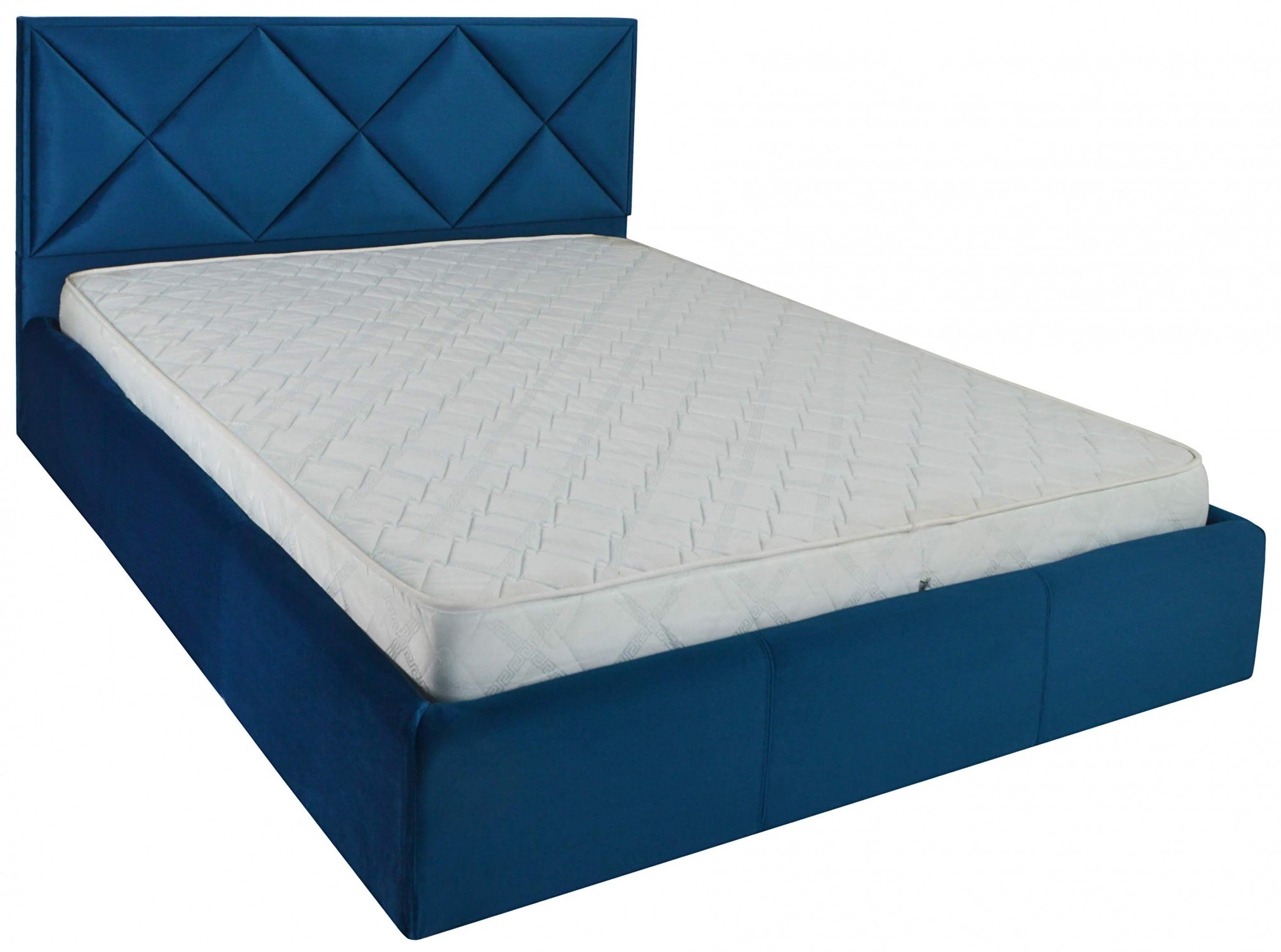 

Кровать Двуспальная Leeds Standart 160 х 190 см Missoni 017 Синяя