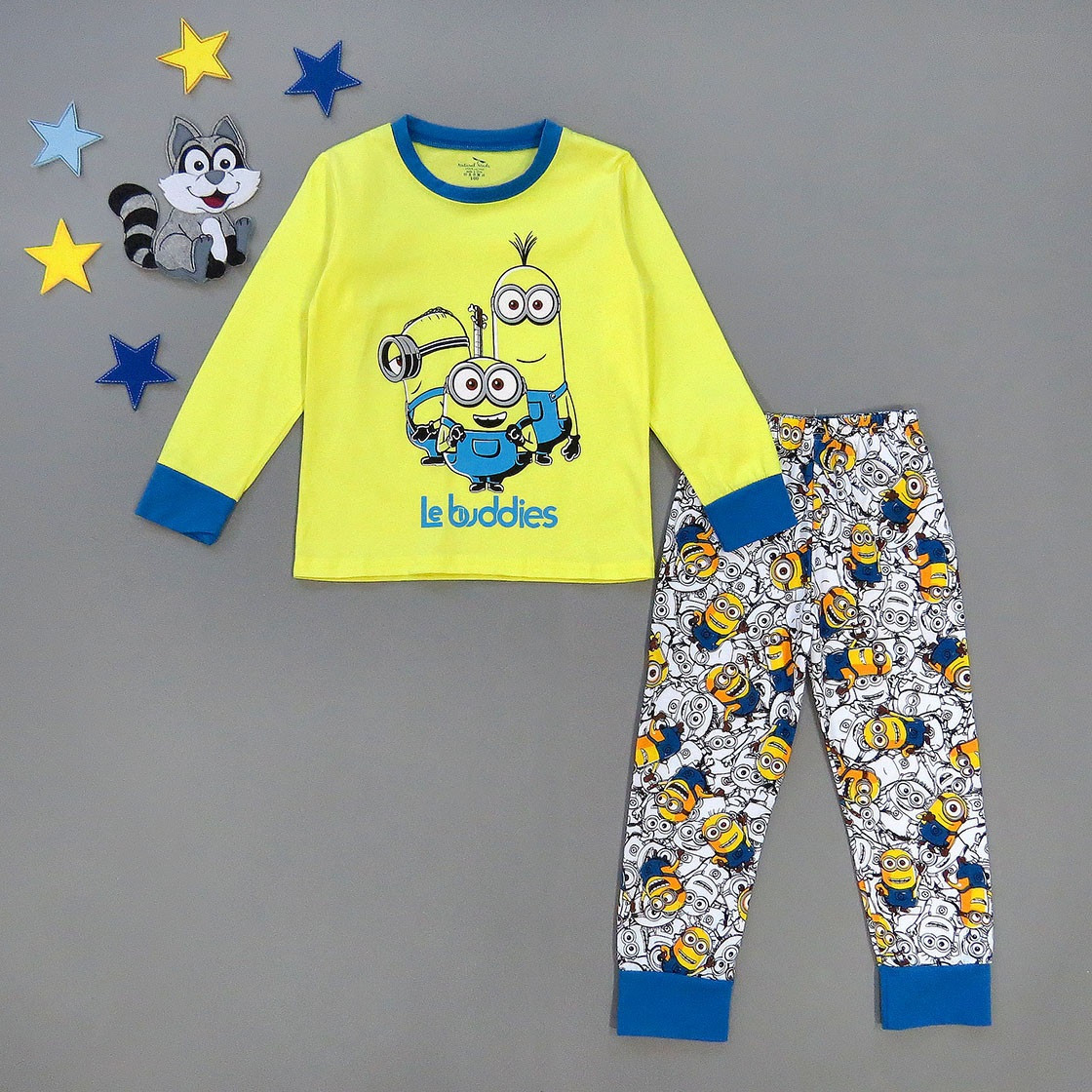 

Пижама Minions Natural Needs для мальчика 100 см Желтая с белым 16957