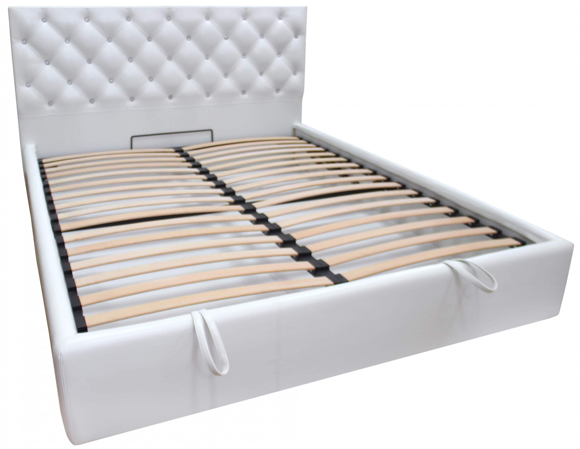 

Кровать Coventry Comfort 140 х 190 см Boom 01 C1 С подъемным механизмом и нишей для белья Белая