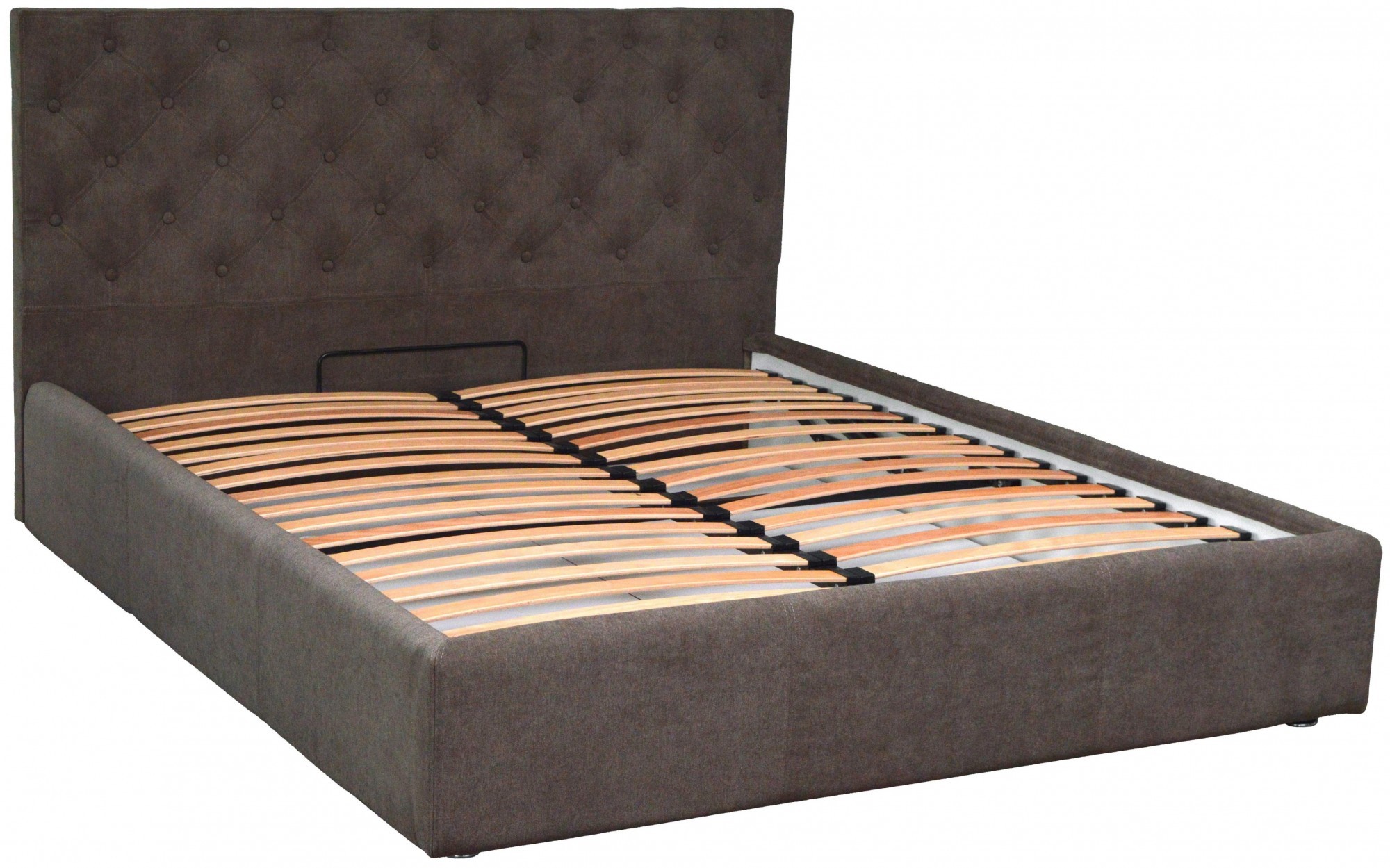 

Кровать Двуспальная Coventry Comfort 160 х 200 см Miss 08 С подъемным механизмом и нишей для белья Темно-серая