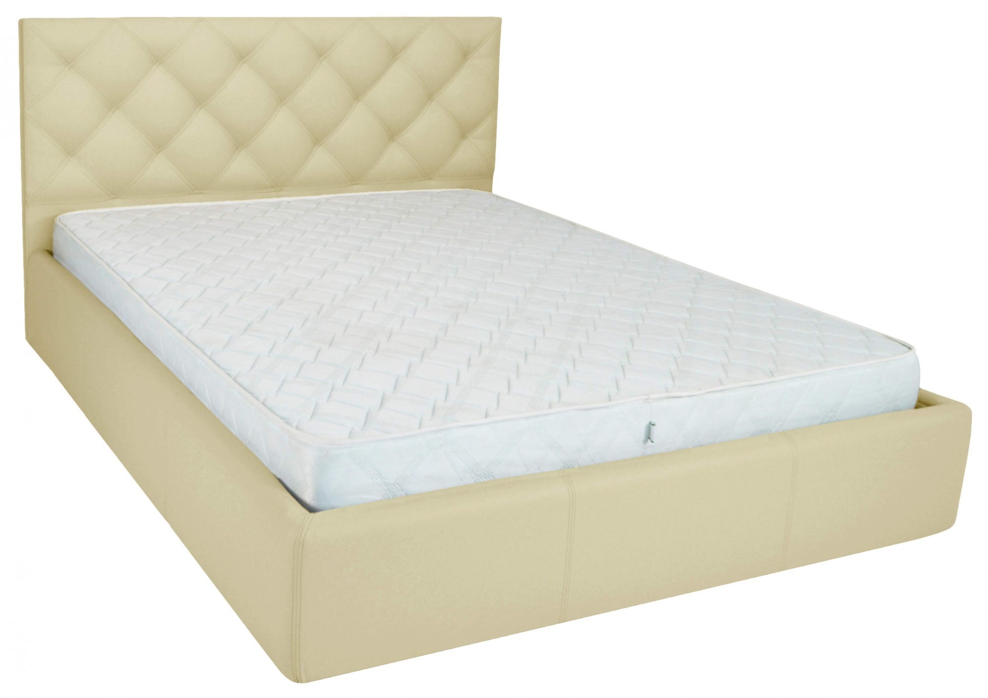 

Кровать Двуспальная Bristol Comfort 180 х 200 см Fly 2207 A1 С подъемным механизмом и нишей для белья Бежевая