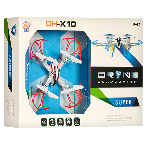 

Дрон Bambi DH861-X10 Красный (BAM001086)