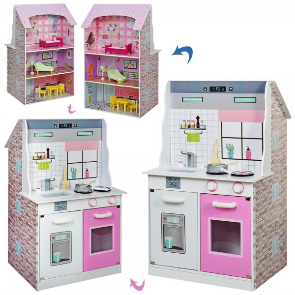 

Игровой набор Деревянная игрушка Домик Bambi MD 2667 (KL00556)