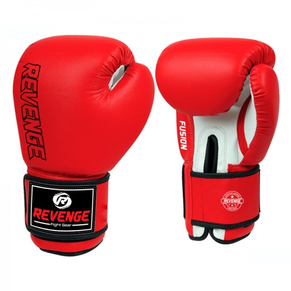 

Перчатки для бокса Revenge EV-10-1179 -8унц PU (червоно-білі) (F00230977)