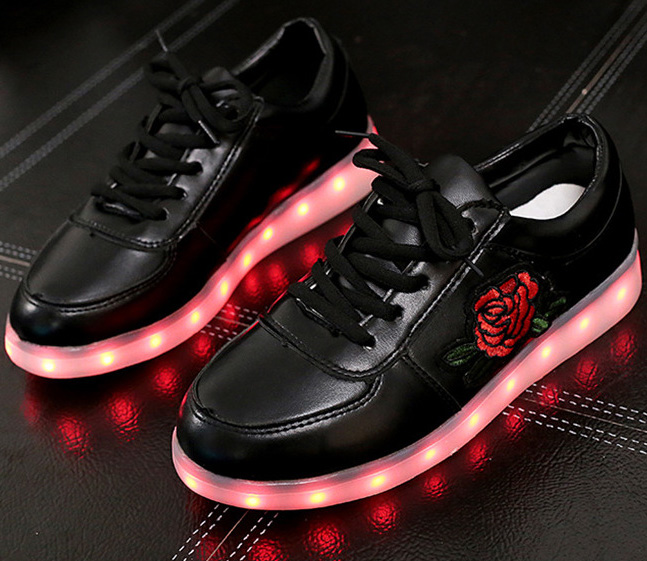 

Кроссовки StreetGo LED 38 23.5 см Rose Black