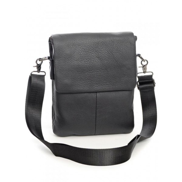 

Мужская сумка натуральная кожа BagMan №2055 Black
