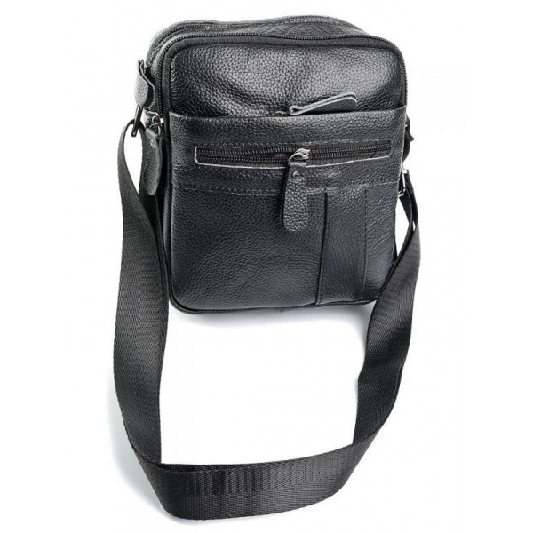 

Кожаная мужская сумка BagMan №1816 Black