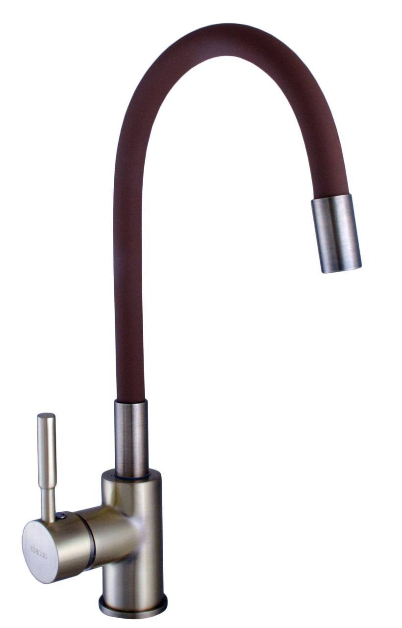 

Смеситель для кухни LAZER GLLR-0203SBR-9-Bronze Globus Lux (000020062)