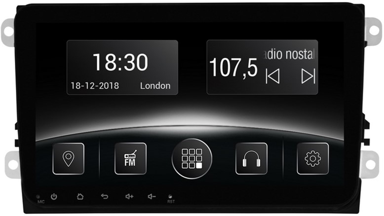 

Автомагнітола штатна Gazer CM6509-T5 для VW/Skoda/Seat 2008-2016