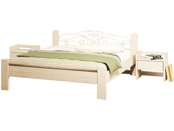 

Кровать Camelia Амелия (дуб) 160х200 Яблоня